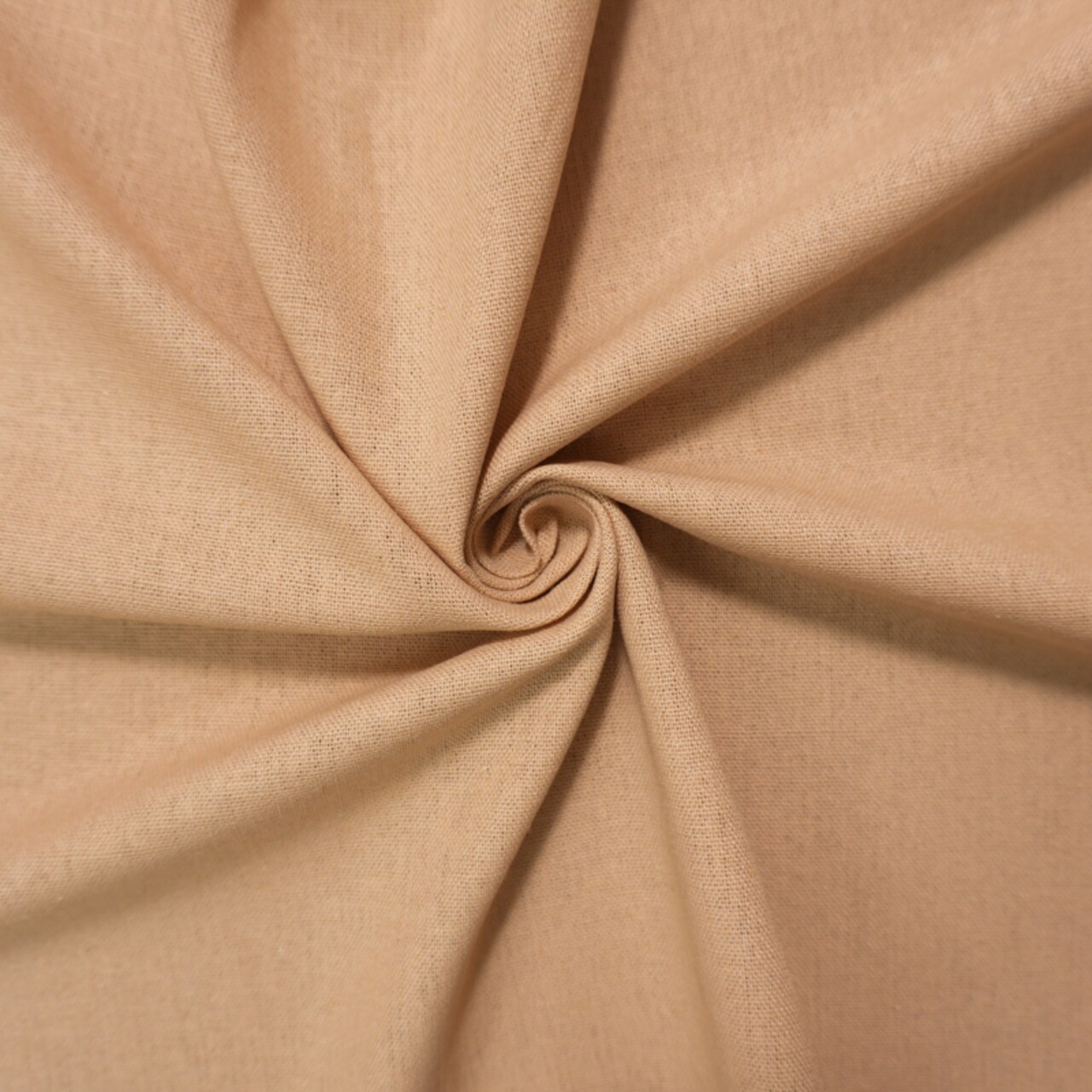Tan Beige Washed Rayon Linen Solid Reorderable Woven Fabric By the Yard
